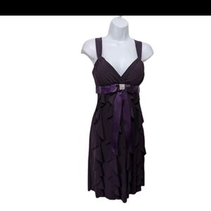 DJ Jaz Brooch Ribbon Empire Waist Cocktail Dress 4 Fairygoth 90s Y2K Grunge #3.4